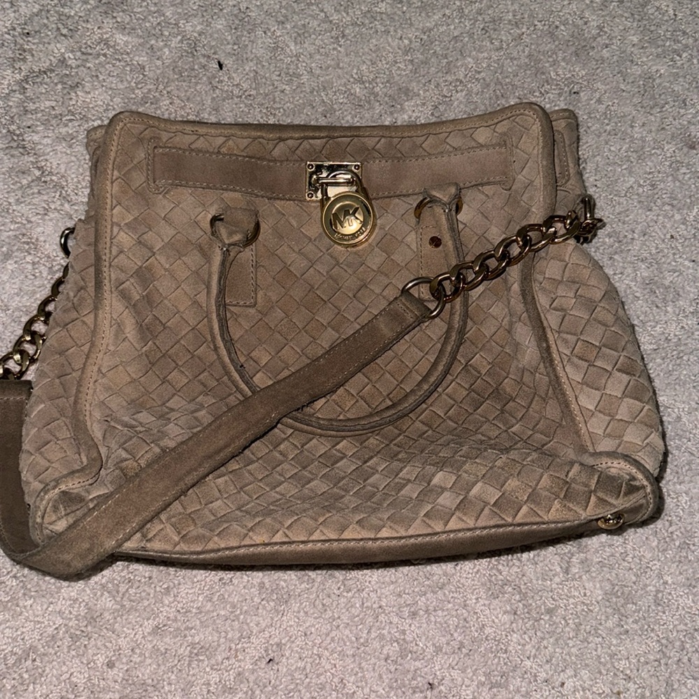 Michael Kors Tan Satchel Bag